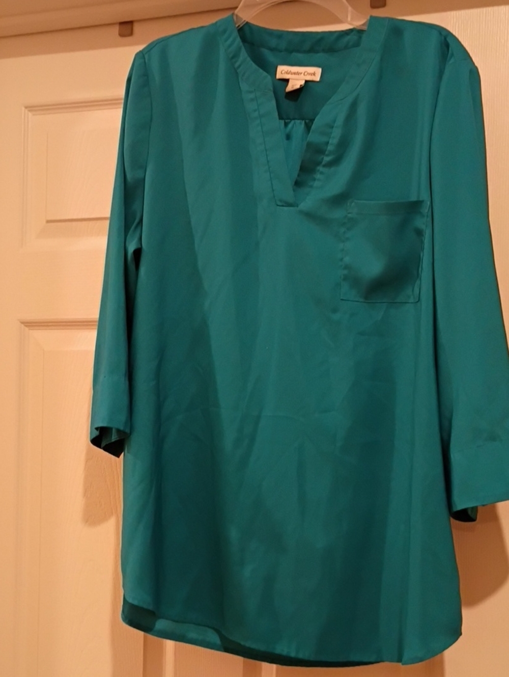 Turquoise Blouse by Coldwater Creek